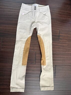 Tailored Sportsman Trophy Hunter breeches Zip Front Knee Patches 12